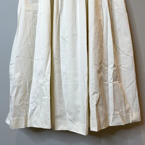 J.Crew Flutter Sleeve Maxi Dress Cotton Sateen Bow Special Occasion BI927 Ivory - Picture 6 of 16